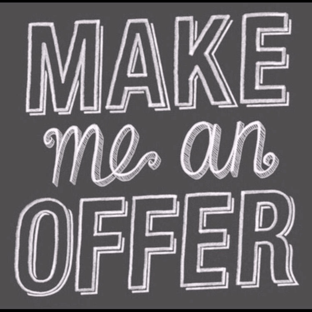 Like anything? Make an offer, I’m always considering the your suggestions💙